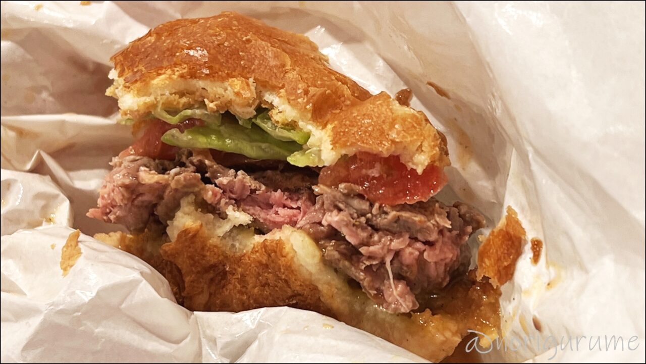 【No.18ハンバーガー】スタンダードバーガーのお肉がミディアムレアで生肉感たっぷりで美味しい！【レビュー･口コミ･感想･池袋】