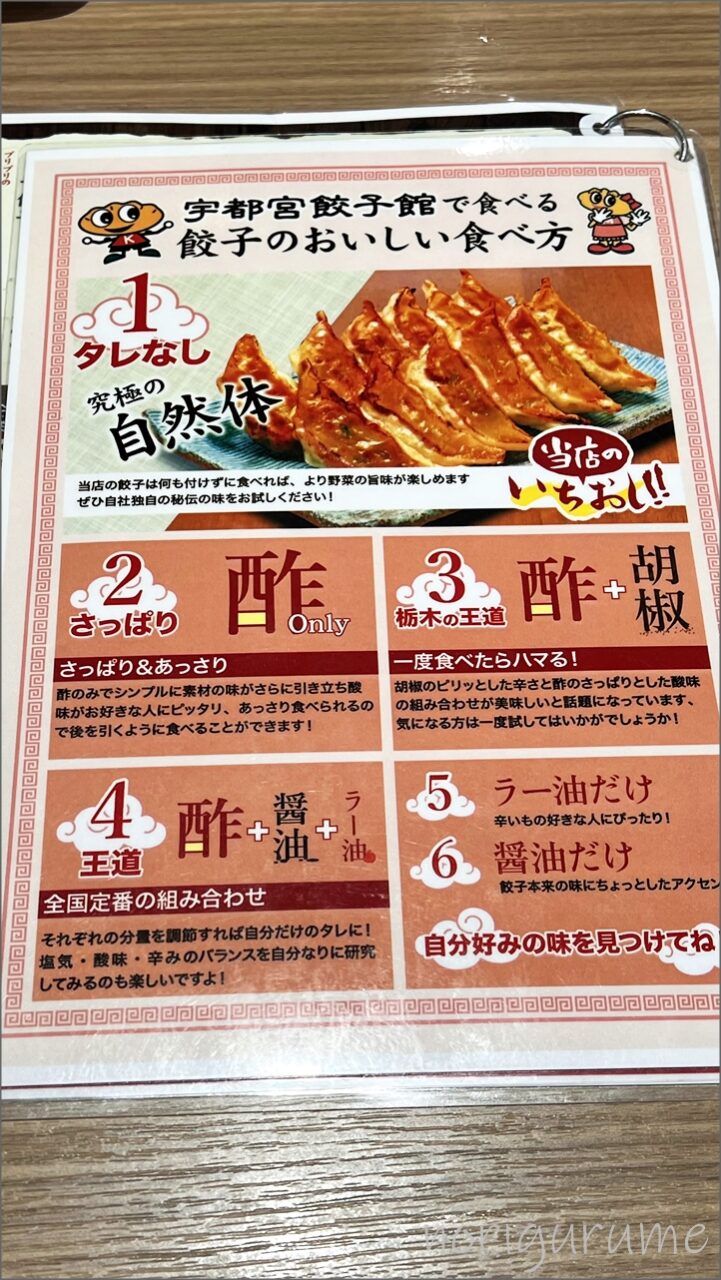 宇都宮餃子の美味しい食べ方！