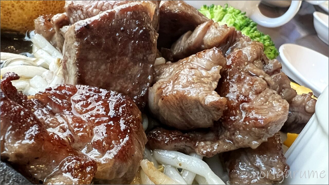 宮崎亭 池袋の国産和牛カットステーキ もお肉の柔らかさと旨味が美味しい！お塩と合う！【レビュー･口コミ･感想】