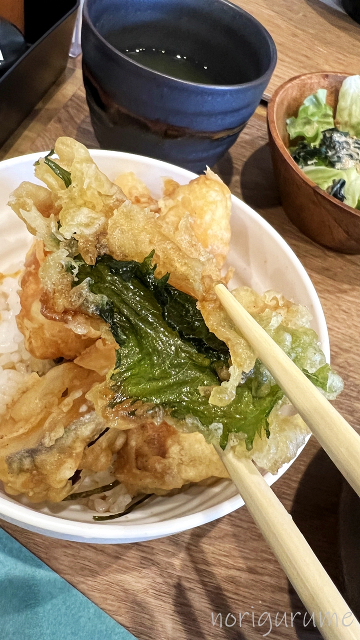 武蔵野うどん 松(与野本町)のランチメニューBセットの肉汁うどんが超美味しい！天丼もサラダもあって大満足！【レビュー･口コミ･感想･さいたま与野本町】