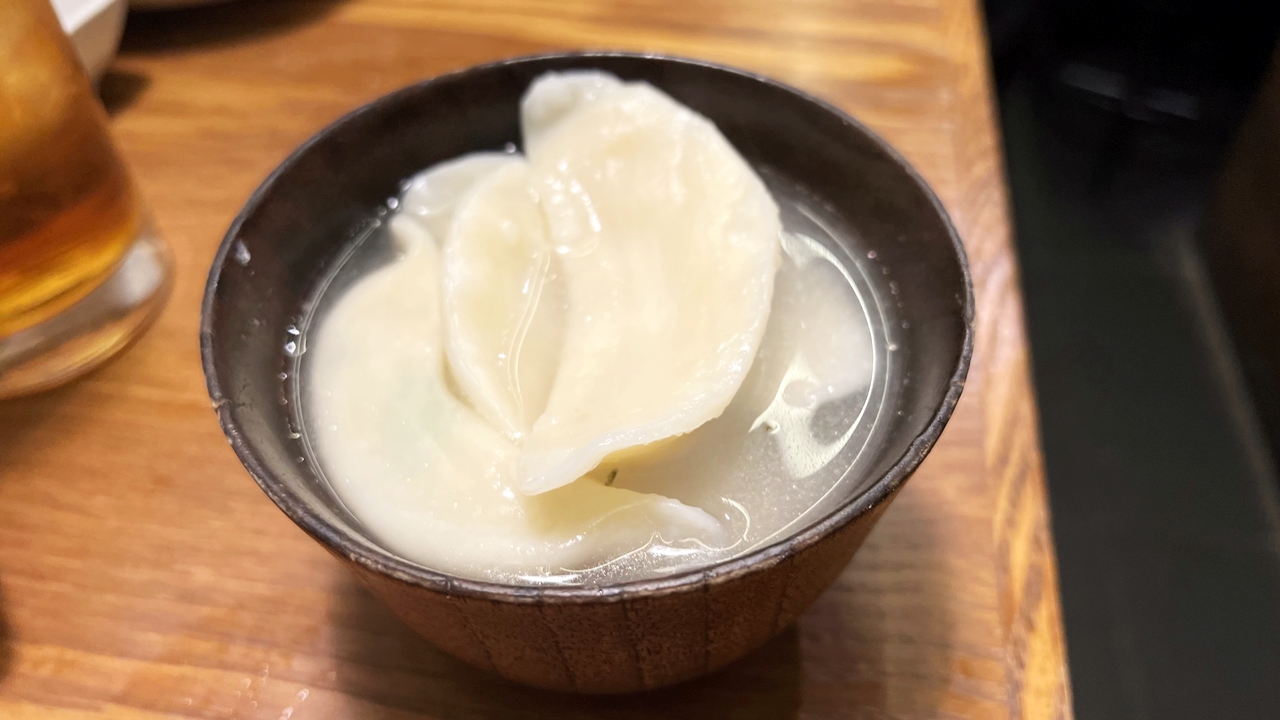 東京餃子 あかり 飯田橋の海老水餃子(食べ放題コース)